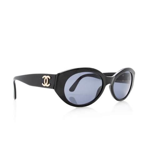 Chanel vintage oval sunglasses